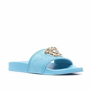 Versace Medusa Head plaque slides